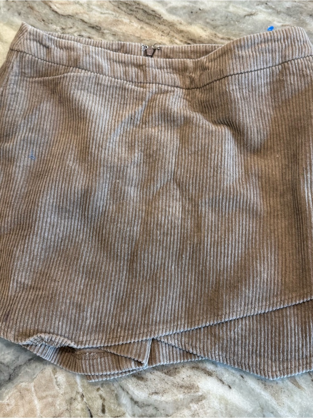 Altar’d state Corduroy Mini Skort in Taupe adult small